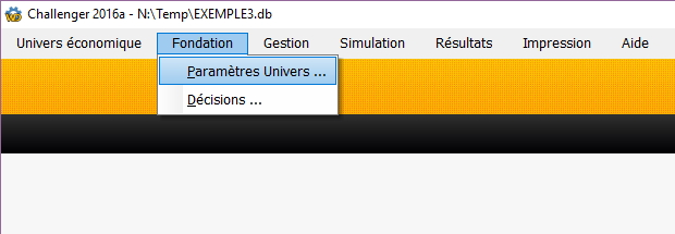 mnuparametresunivers